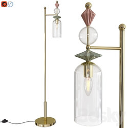 Floor lamp Odeon Light 4855 1F BIZET 3D Models 