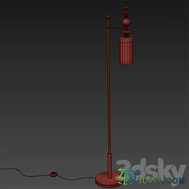 Floor lamp Odeon Light 4855 1F BIZET 3D Models