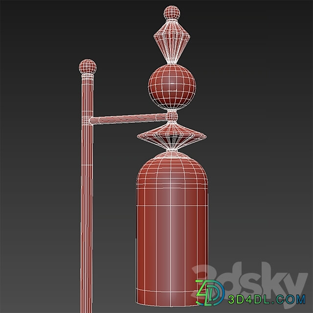 Floor lamp Odeon Light 4855 1F BIZET 3D Models