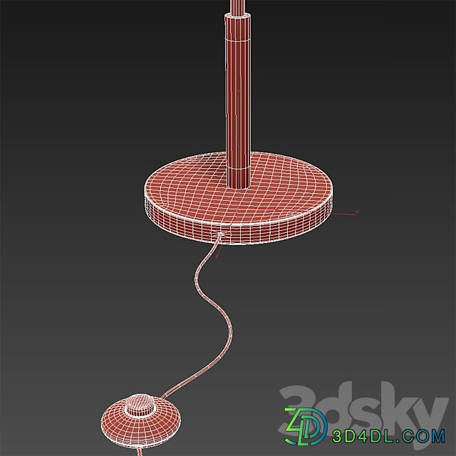 Floor lamp Odeon Light 4855 1F BIZET 3D Models