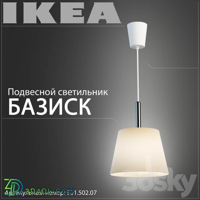 IKEA 901.502.07 Pendant light 3D Models