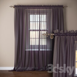 Tulle curtain 