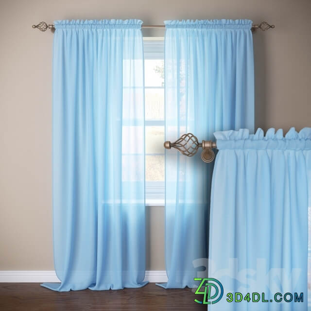 Tulle curtain