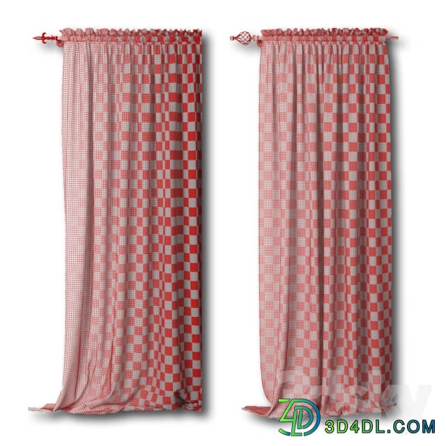 Tulle curtain