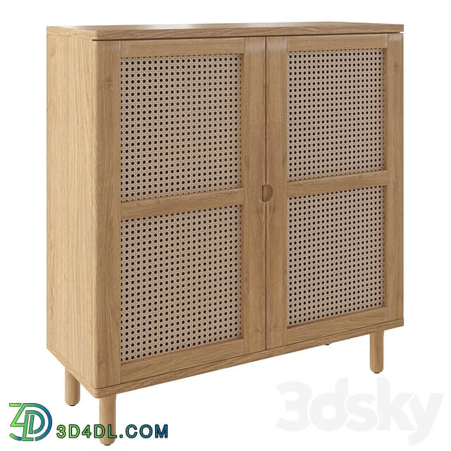 Porous Double Towel Cupboard 3D Models