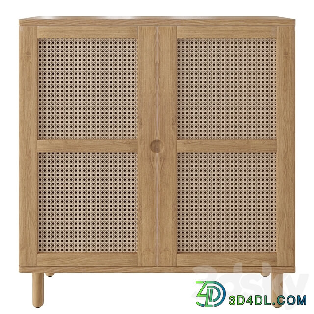 Porous Double Towel Cupboard 3D Models