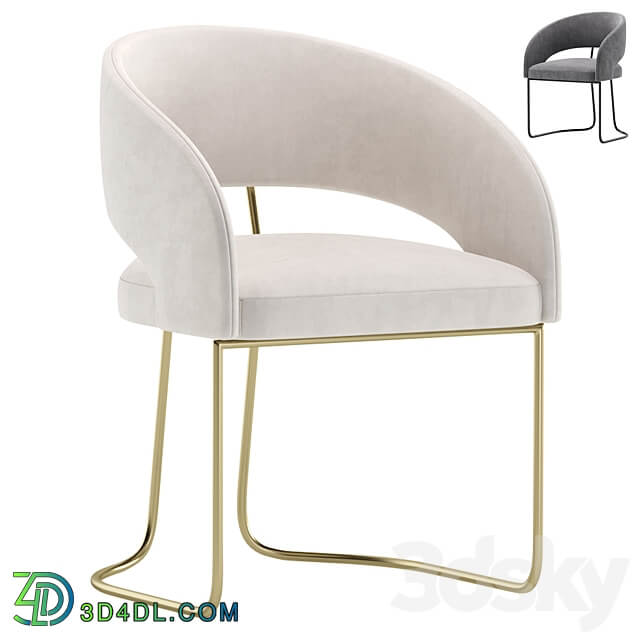 Chair ALLEN by Cazarina Interiors 2 Colors Version 3D Models