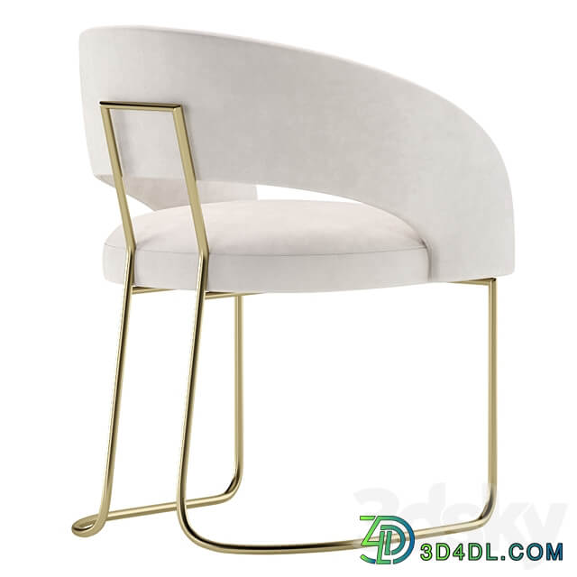 Chair ALLEN by Cazarina Interiors 2 Colors Version 3D Models