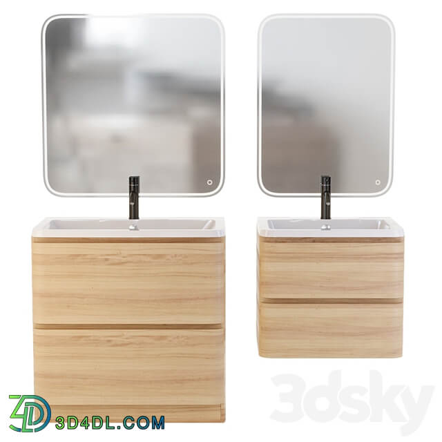 Cabinet with sink BelBagno Albano 3D Models