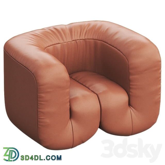 DS 707 Leather armchair By de Sede 3D Models