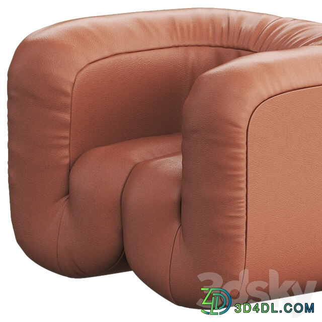 DS 707 Leather armchair By de Sede 3D Models