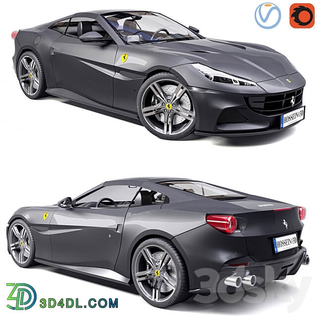 Ferrari Portofino 3D Models