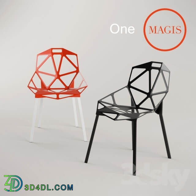 One stacking chair Magis