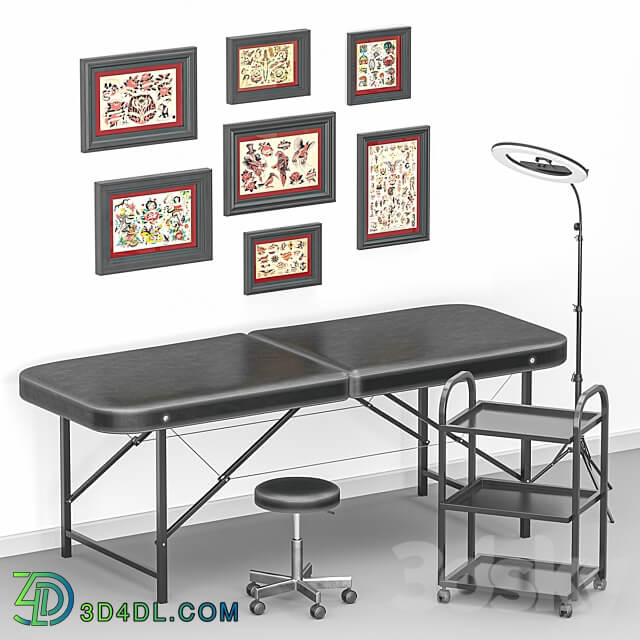 tattoo furniture 3D Models