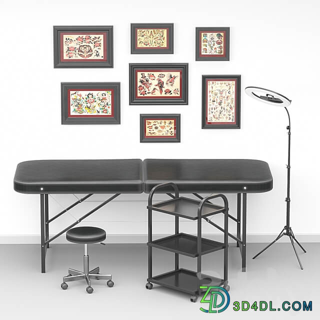 tattoo furniture 3D Models