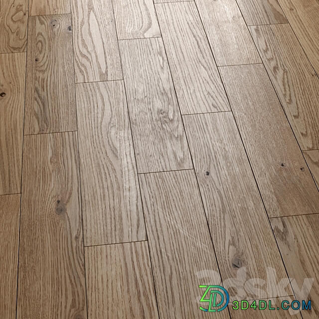 Wood floor standart and herringbone 3D Models