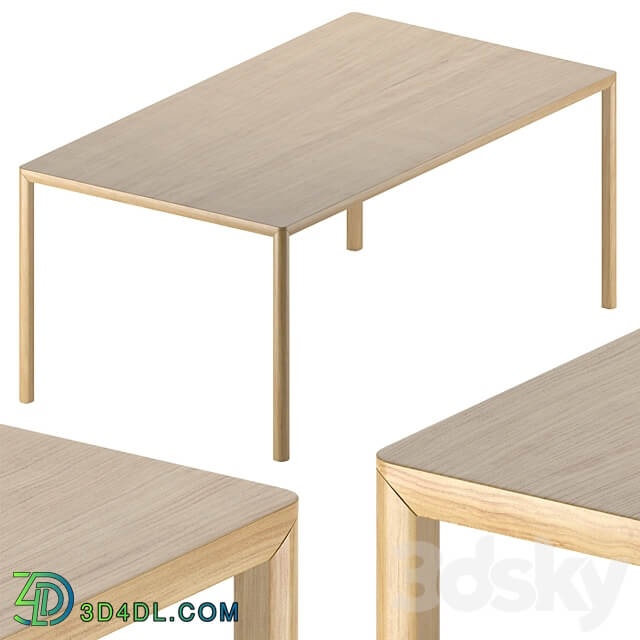 ethnicraft. Air dining table. 3D Models