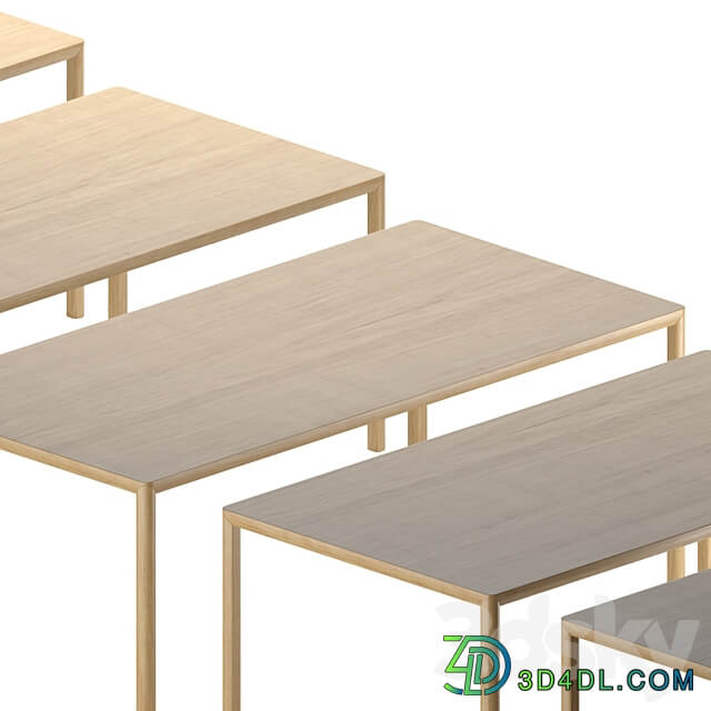 ethnicraft. Air dining table. 3D Models