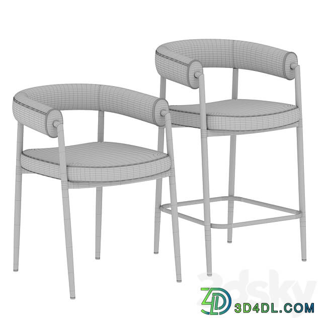 Deephouse Barstool Manchester 3D Models