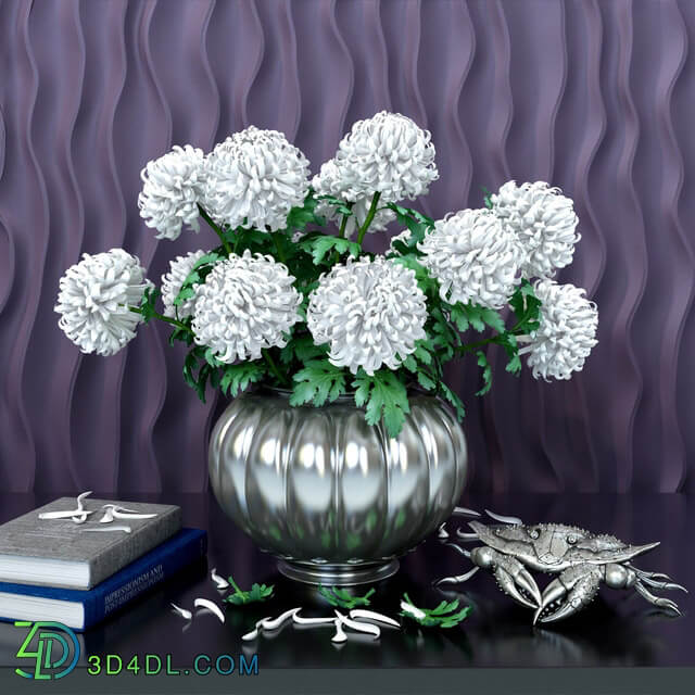 Chrysanthemum balls 3D Models