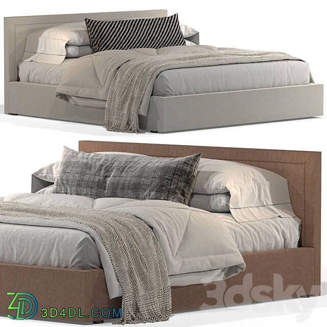 Bed Askona Sonata 200x200 Bed 3D Models