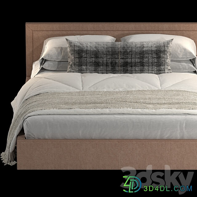 Bed Askona Sonata 200x200 Bed 3D Models