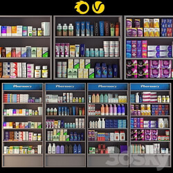 pharmacy showcase vol 01 3D Models 