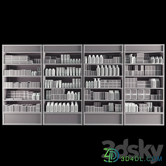 pharmacy showcase vol 01 3D Models