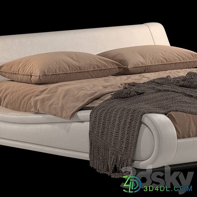 Bed Askona Oliver 180x200 Bed 3D Models