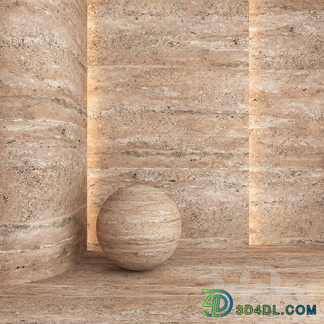 Travertine 03 Noce 3D Models