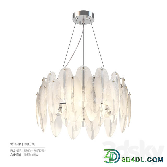 Favorite 3018 5P Pendant light 3D Models