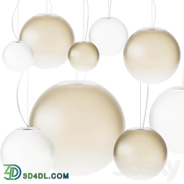 Smoke Pendant Lamp by Panzeri Pendant light 3D Models