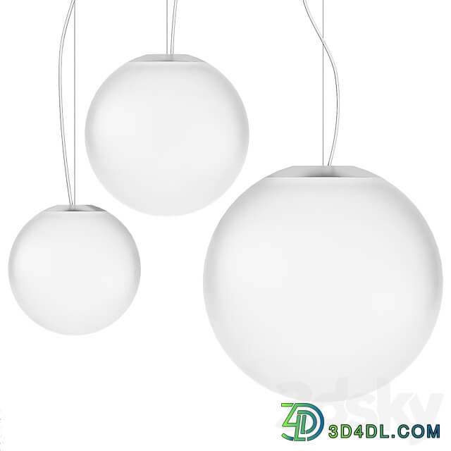 Smoke Pendant Lamp by Panzeri Pendant light 3D Models