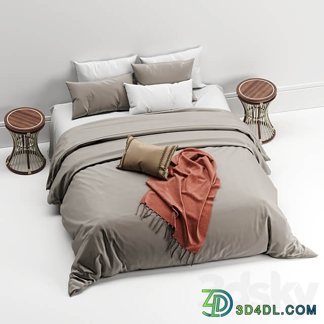 Adairs bed Bed 3D Models