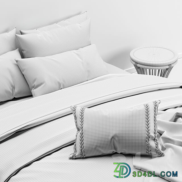 Adairs bed Bed 3D Models