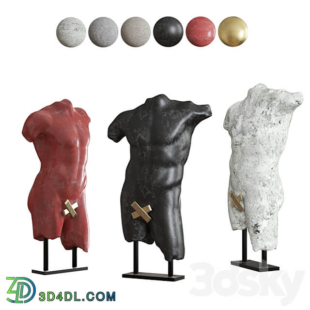 sculpt body 02 3D Models