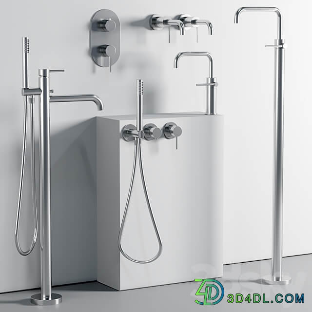 Nobili taps and shower set 13 3D Models