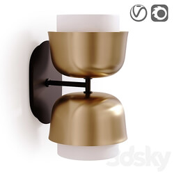 Double wall lamp made of metal Clepsos 3D Models 