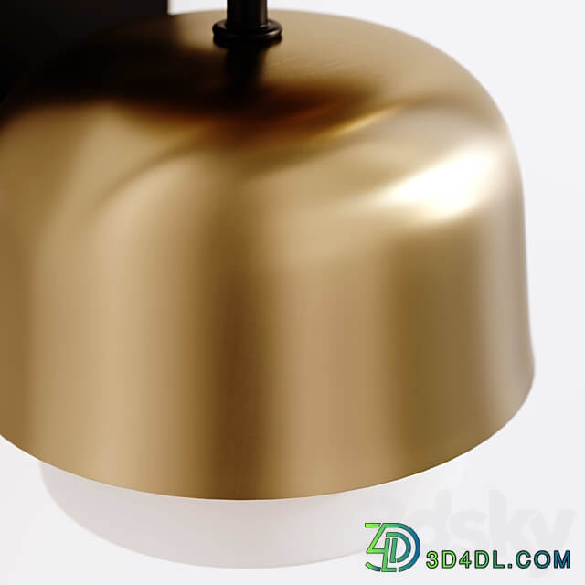 Double wall lamp made of metal Clepsos 3D Models