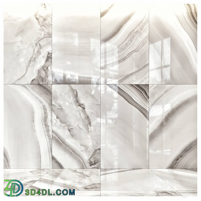 Kaolin gray onyx 3D Models