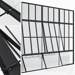 Aluminum window 17 3D Models 