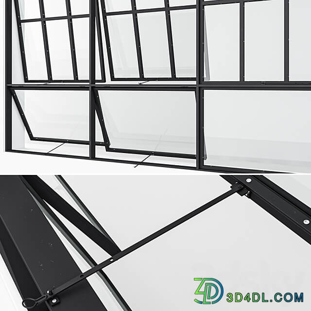 Aluminum window 17 3D Models