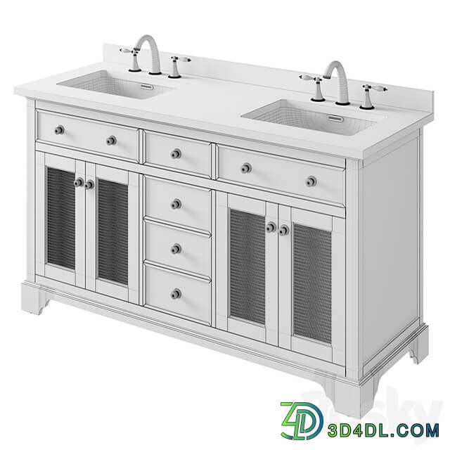 OVE Ophelia 60 Almond Latte Vanity