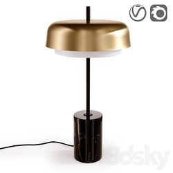 Direct lamp made of metal and marble Clepsos 3D Models 