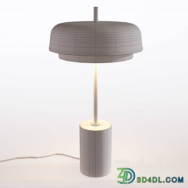 Direct lamp made of metal and marble Clepsos 3D Models