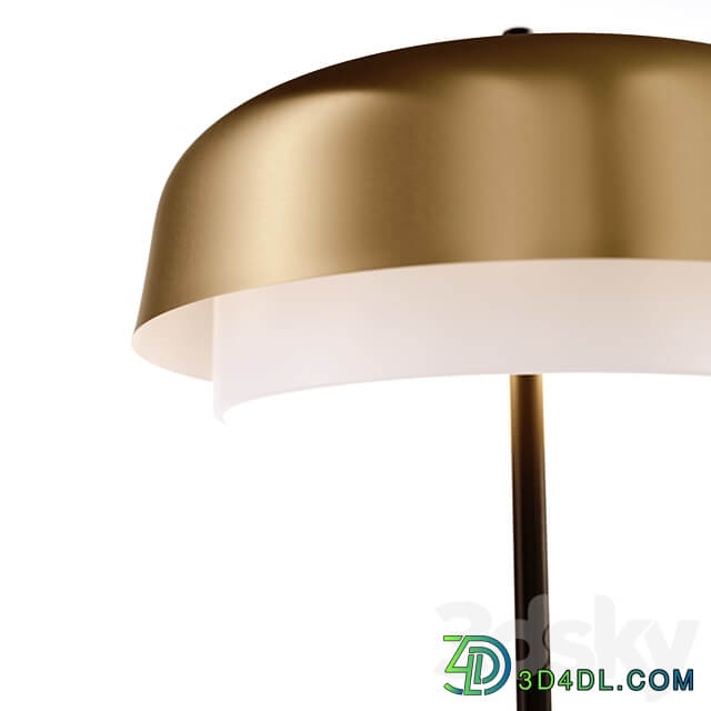 Direct lamp made of metal and marble Clepsos 3D Models