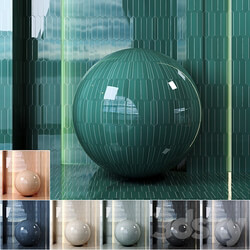  4k 7colors Equipe Lanse ceramics Set 01 Seamless pbr 3D Models 