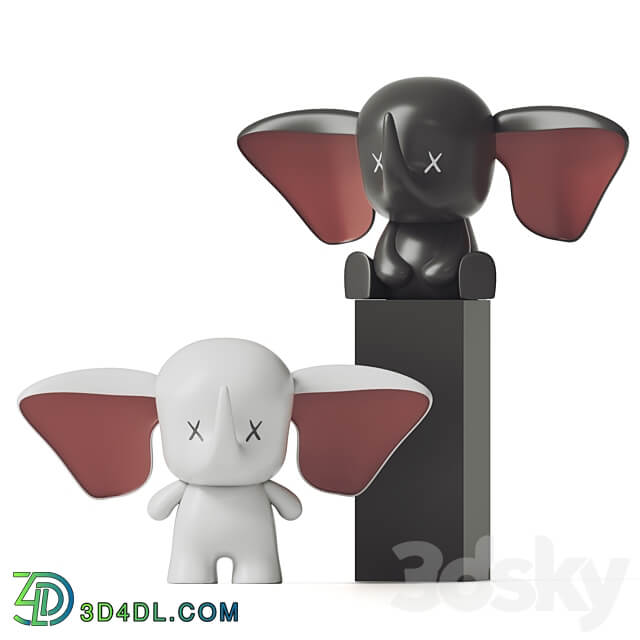 Flying Elephant 3D Models