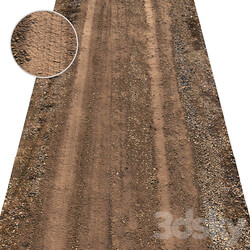 spring road material 02 3D Models 