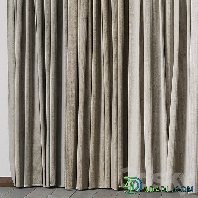 hadi curtain 64 3D Models